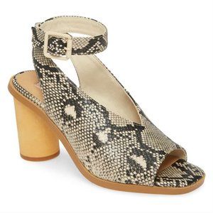 Band of Gypsies Vista Snake block heel sandal